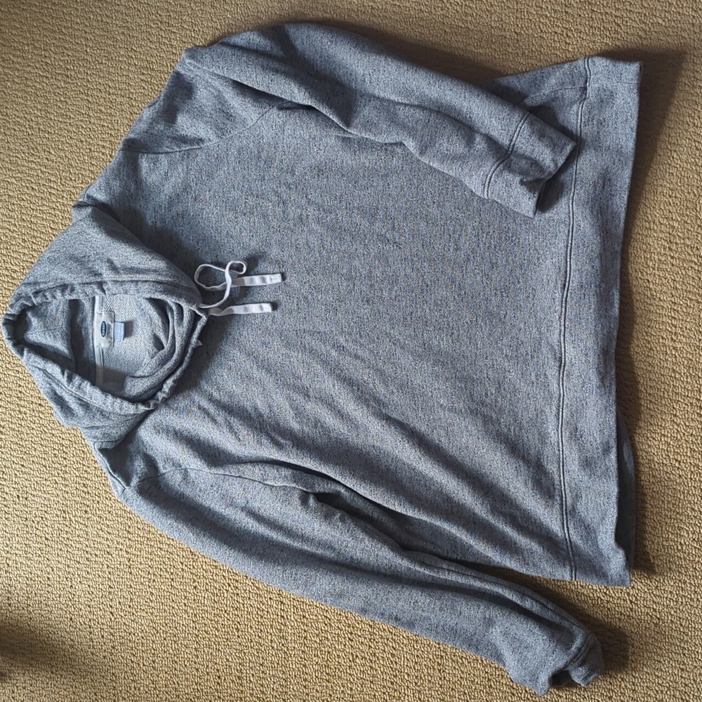 Old Navy Woman's L Grey Cowl Neck Sweatshirt